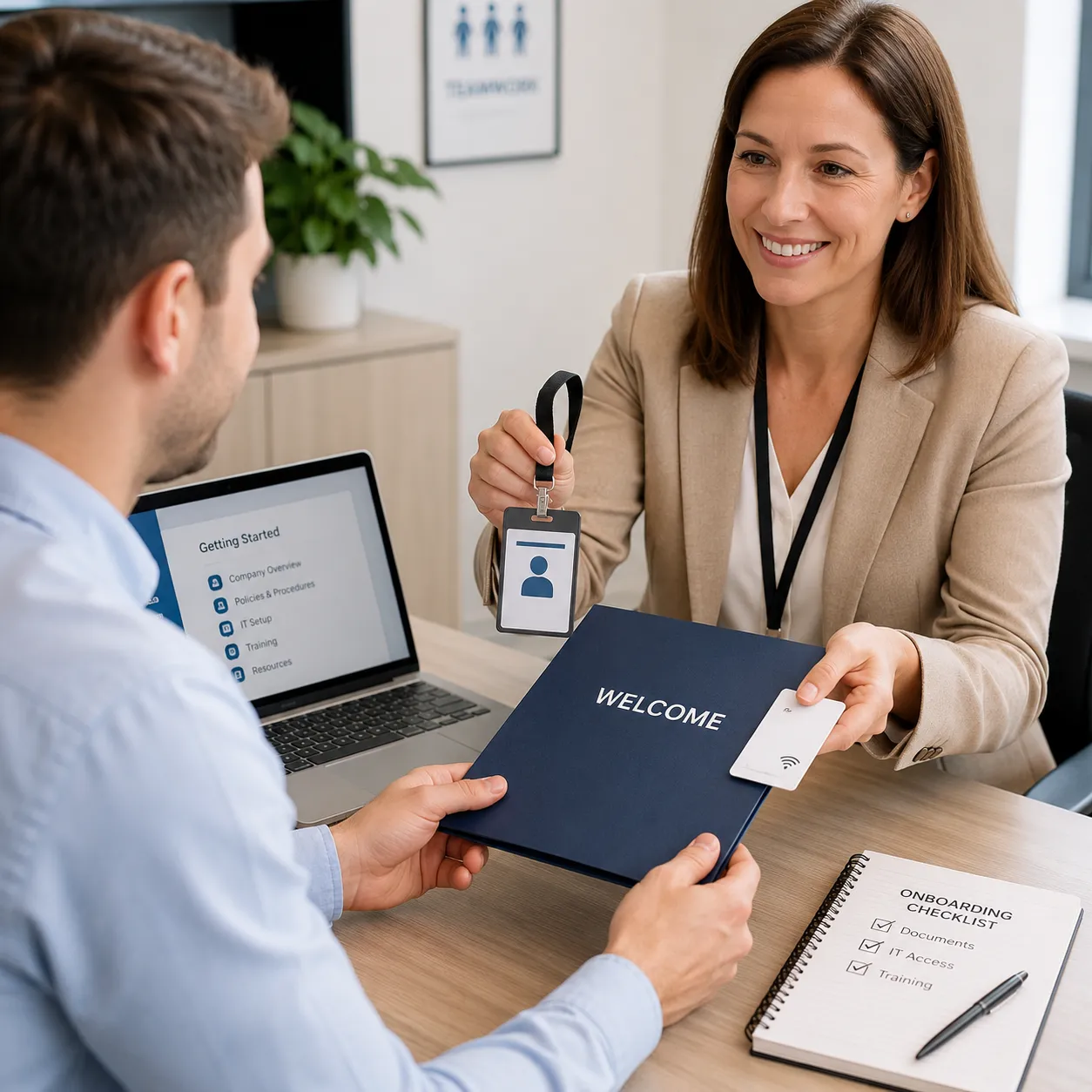 onboard a new employee