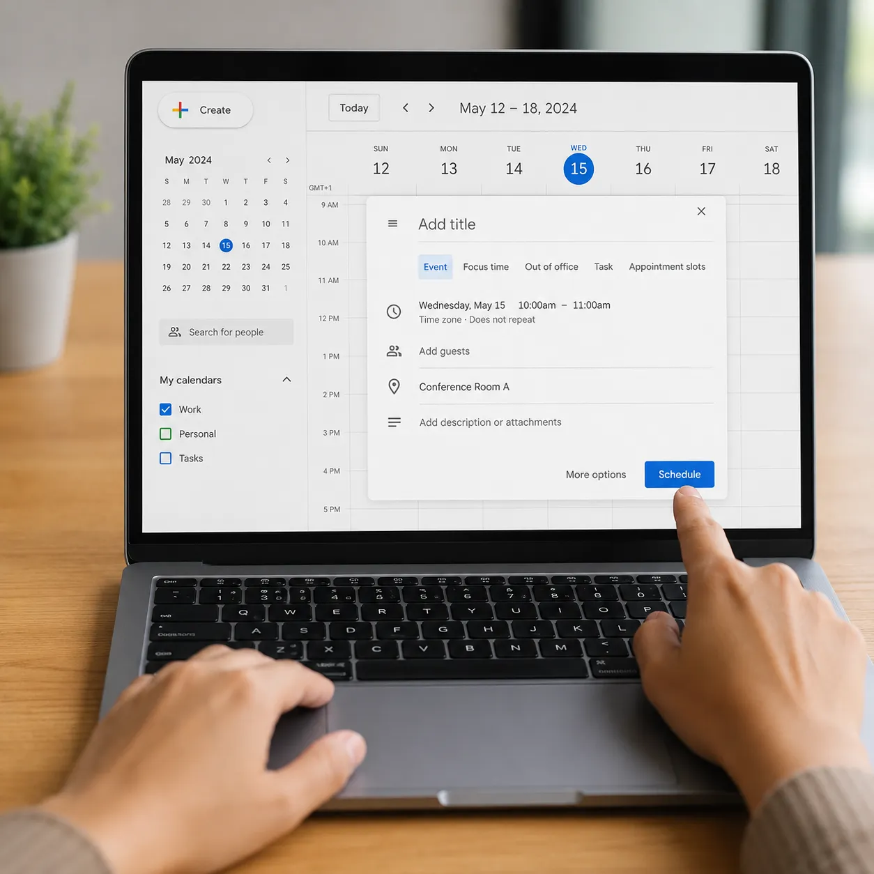 set up a meeting
