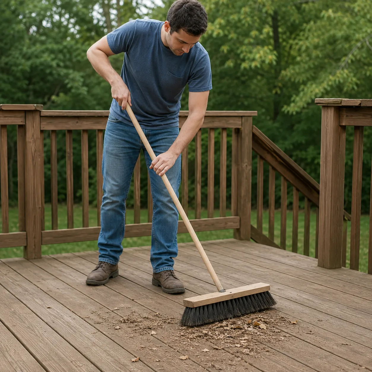 sweep the deck