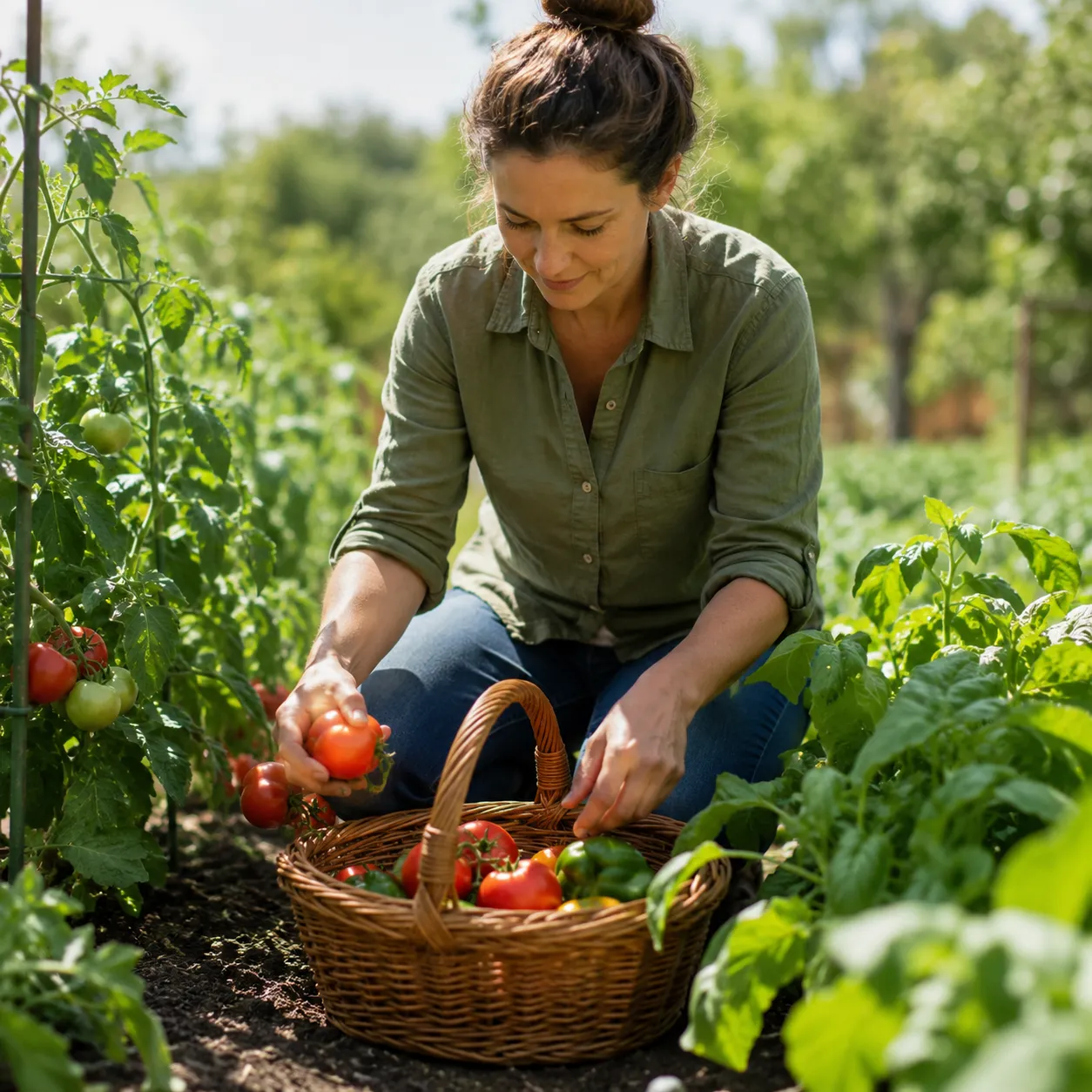 harvest vegetables
