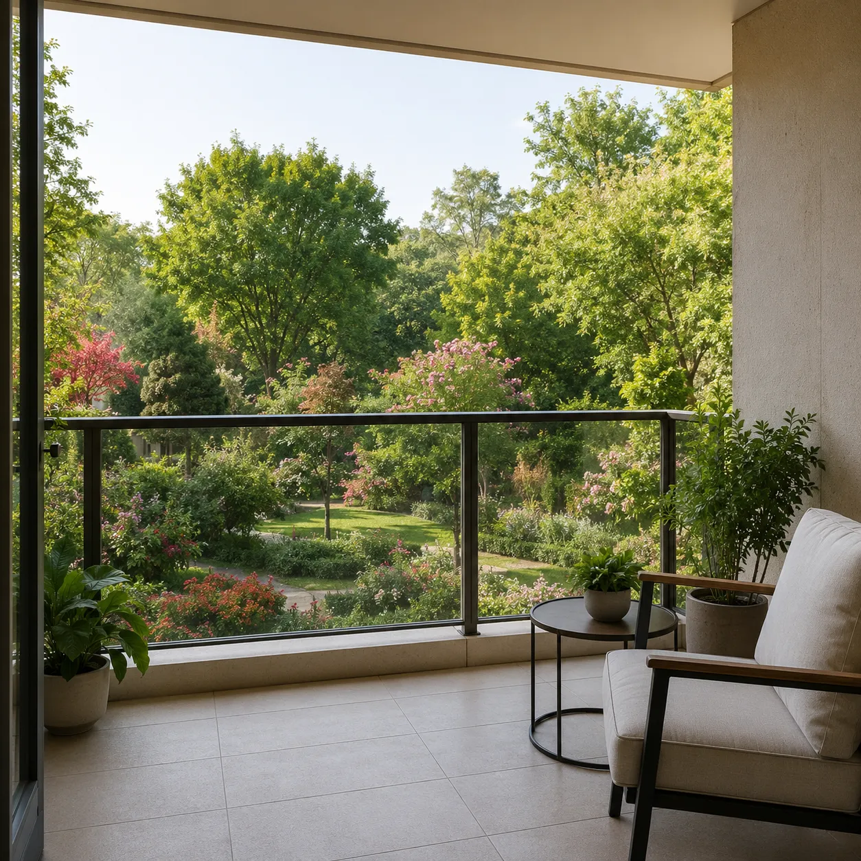 garden-facing