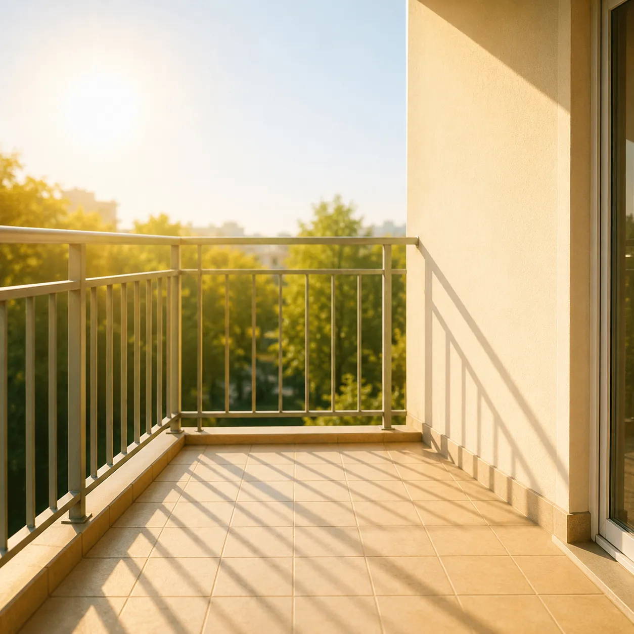sunny balcony