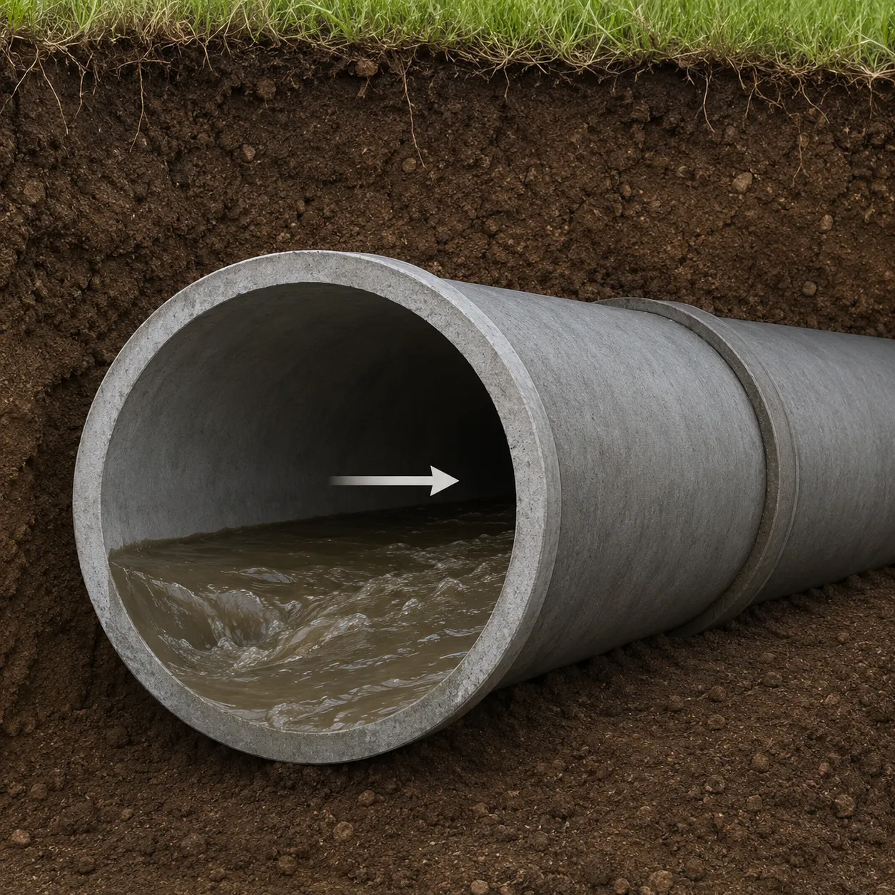 sewer line