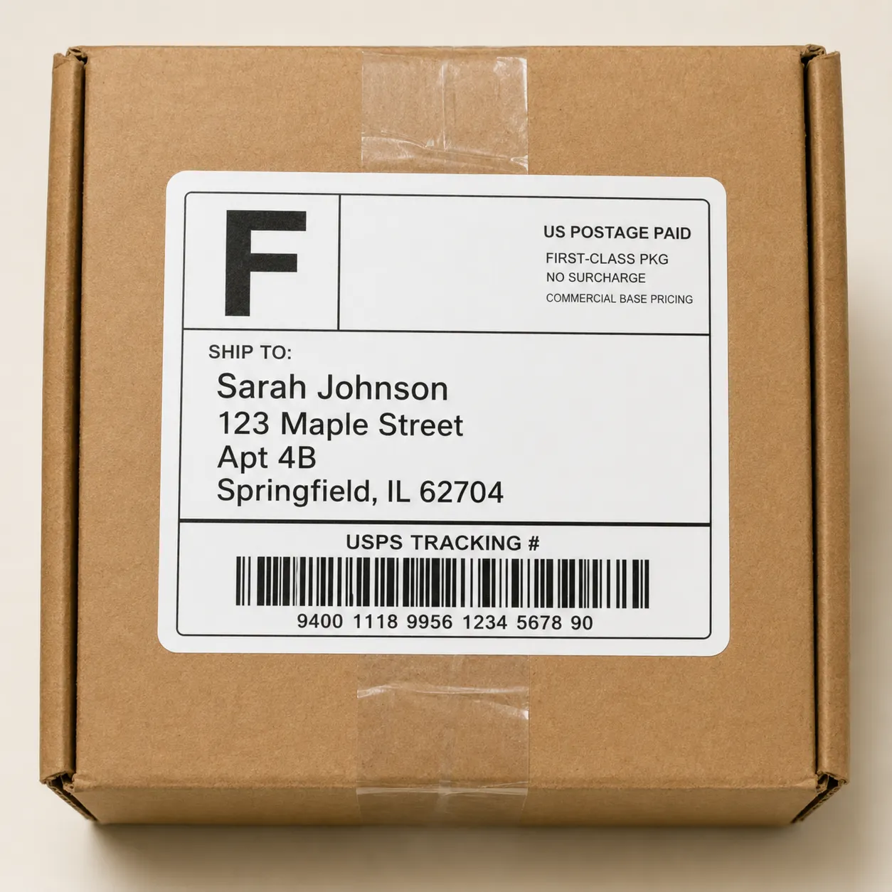 address label