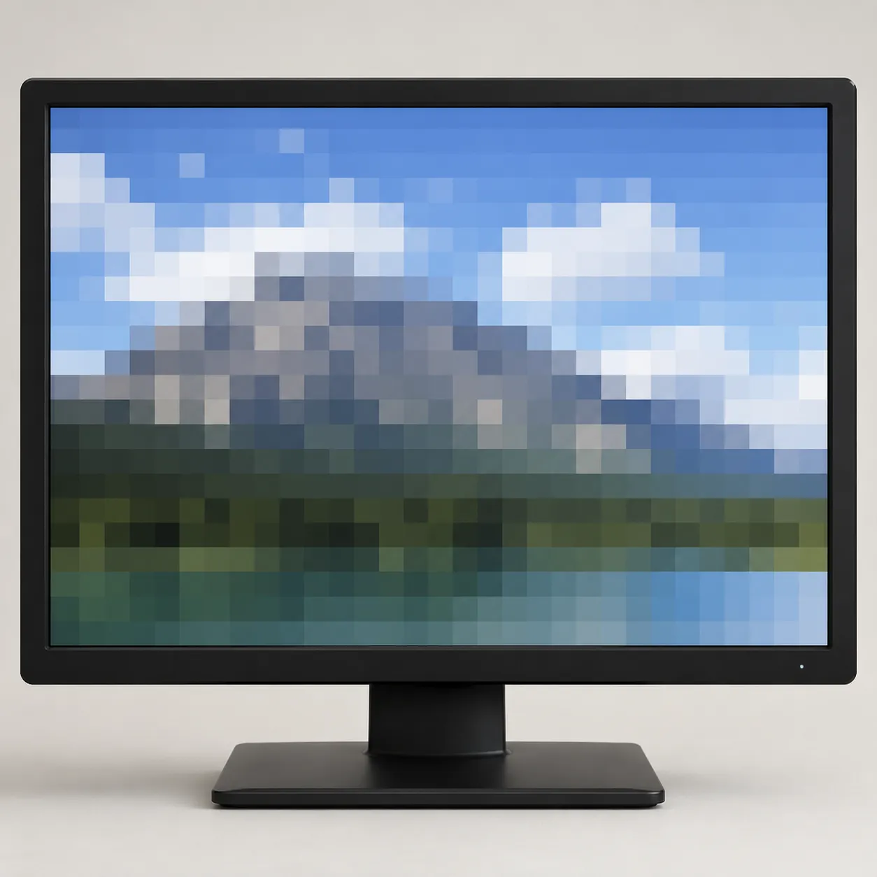 low-resolution