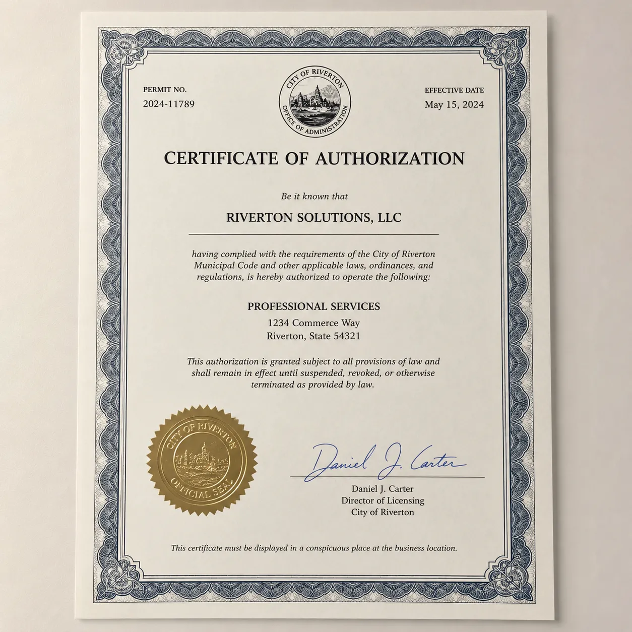 business license