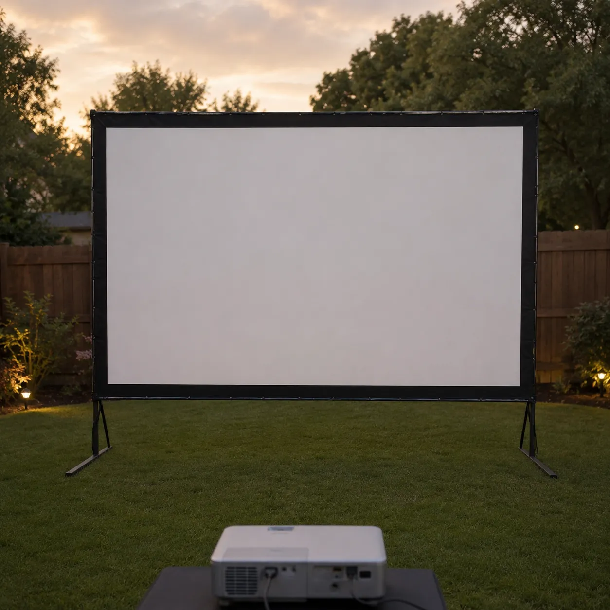 outdoor movie screen