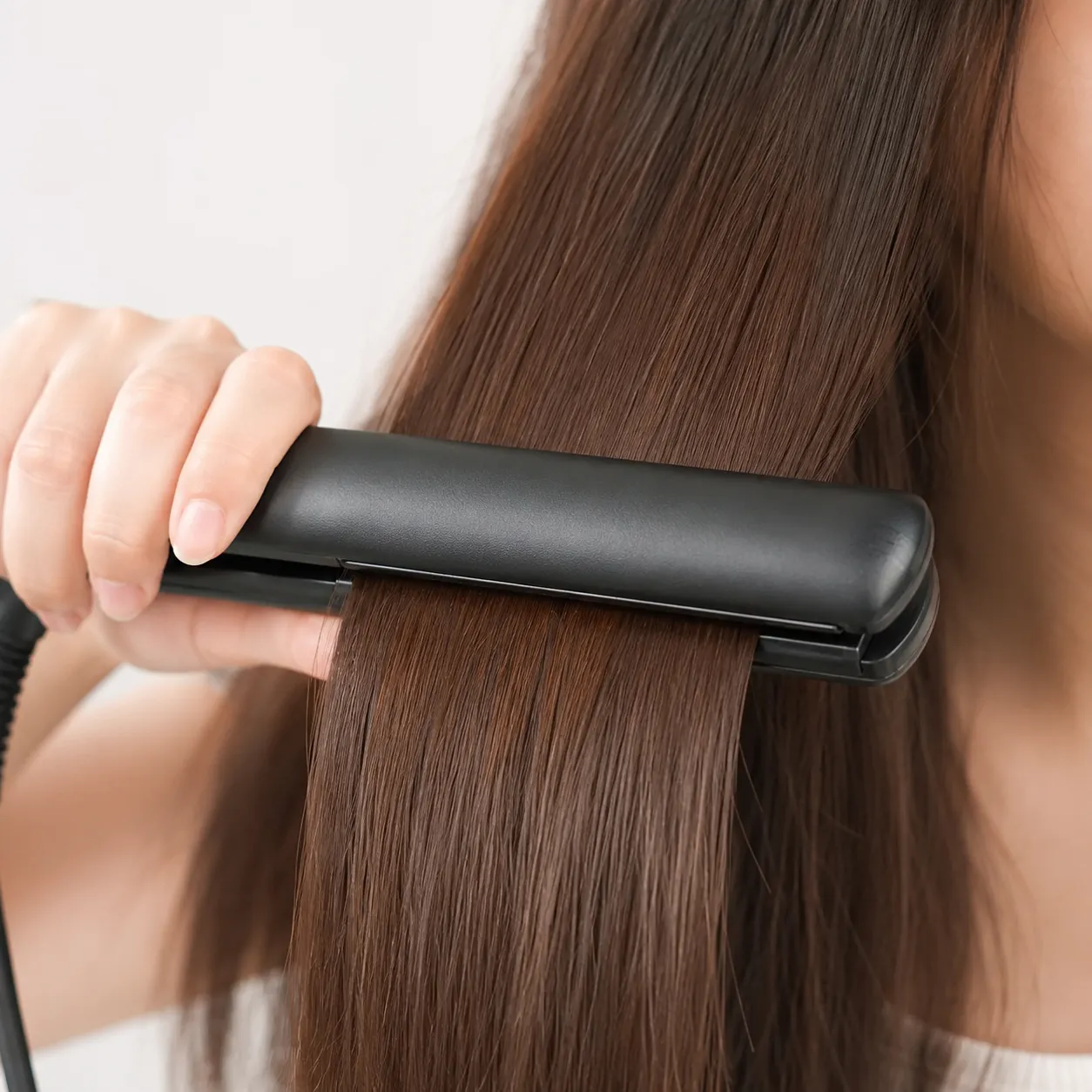 straighten hair