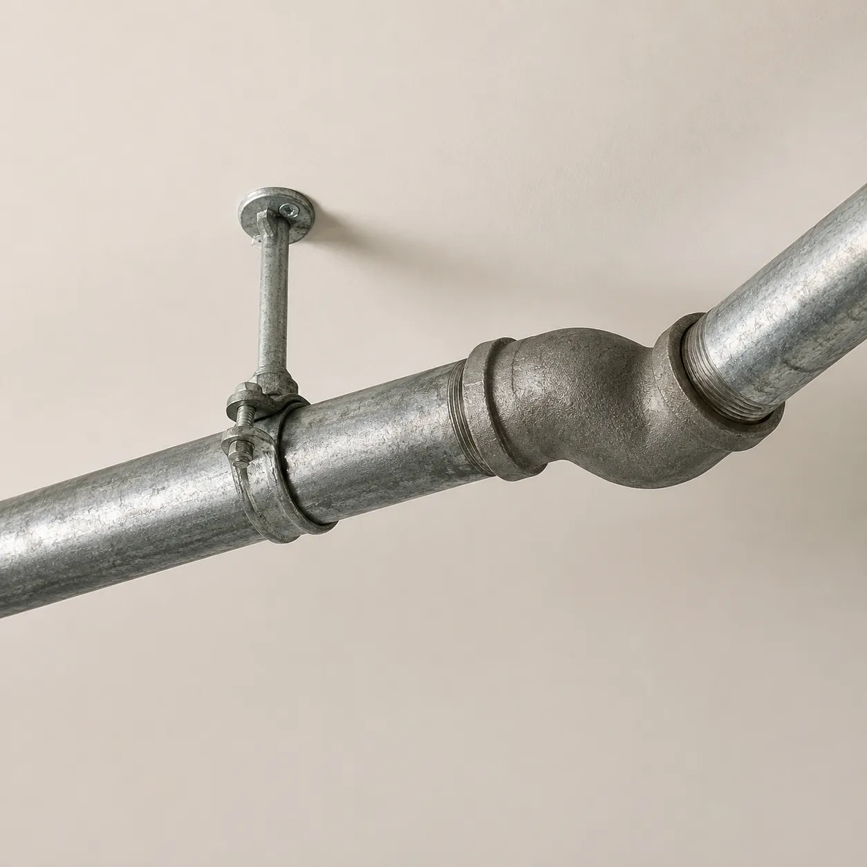 exposed pipe