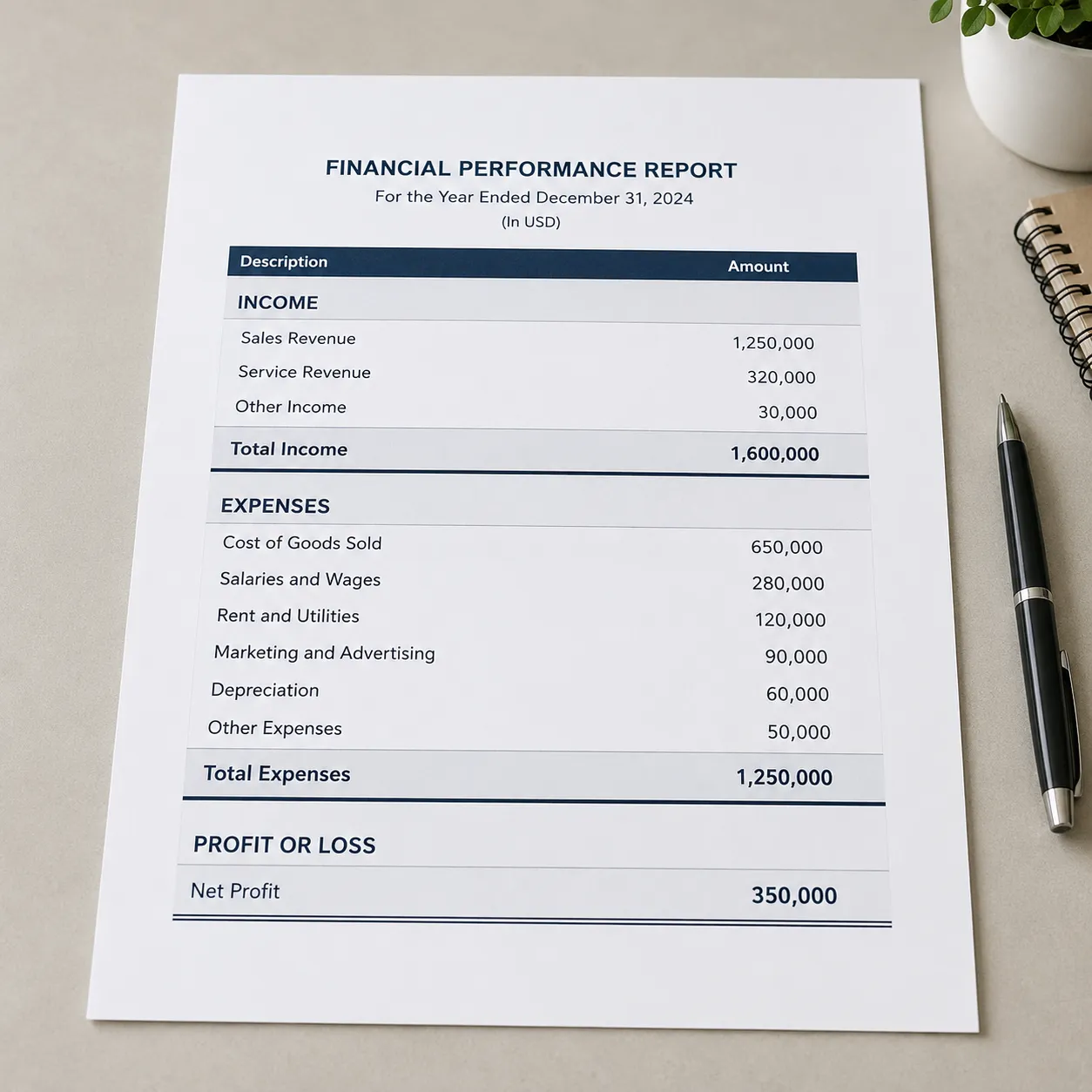 income statement