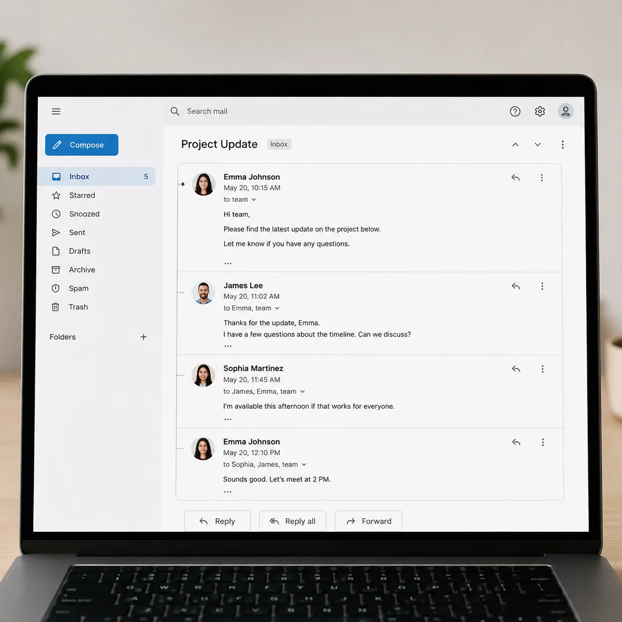 email thread