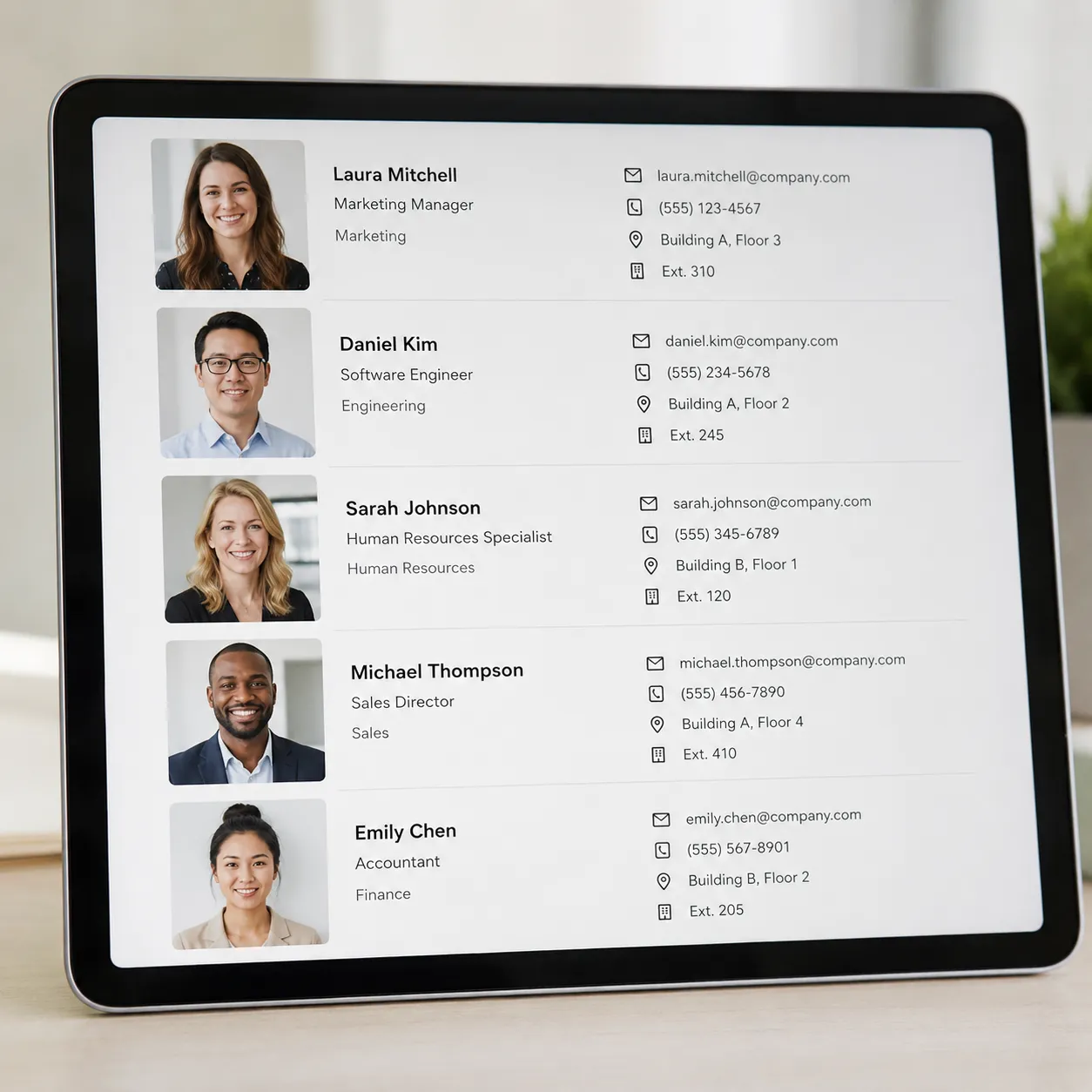 staff directory