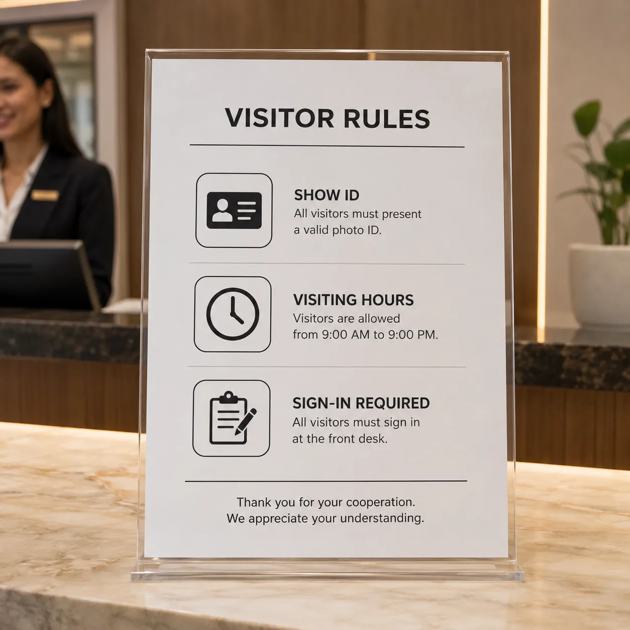visitor policy