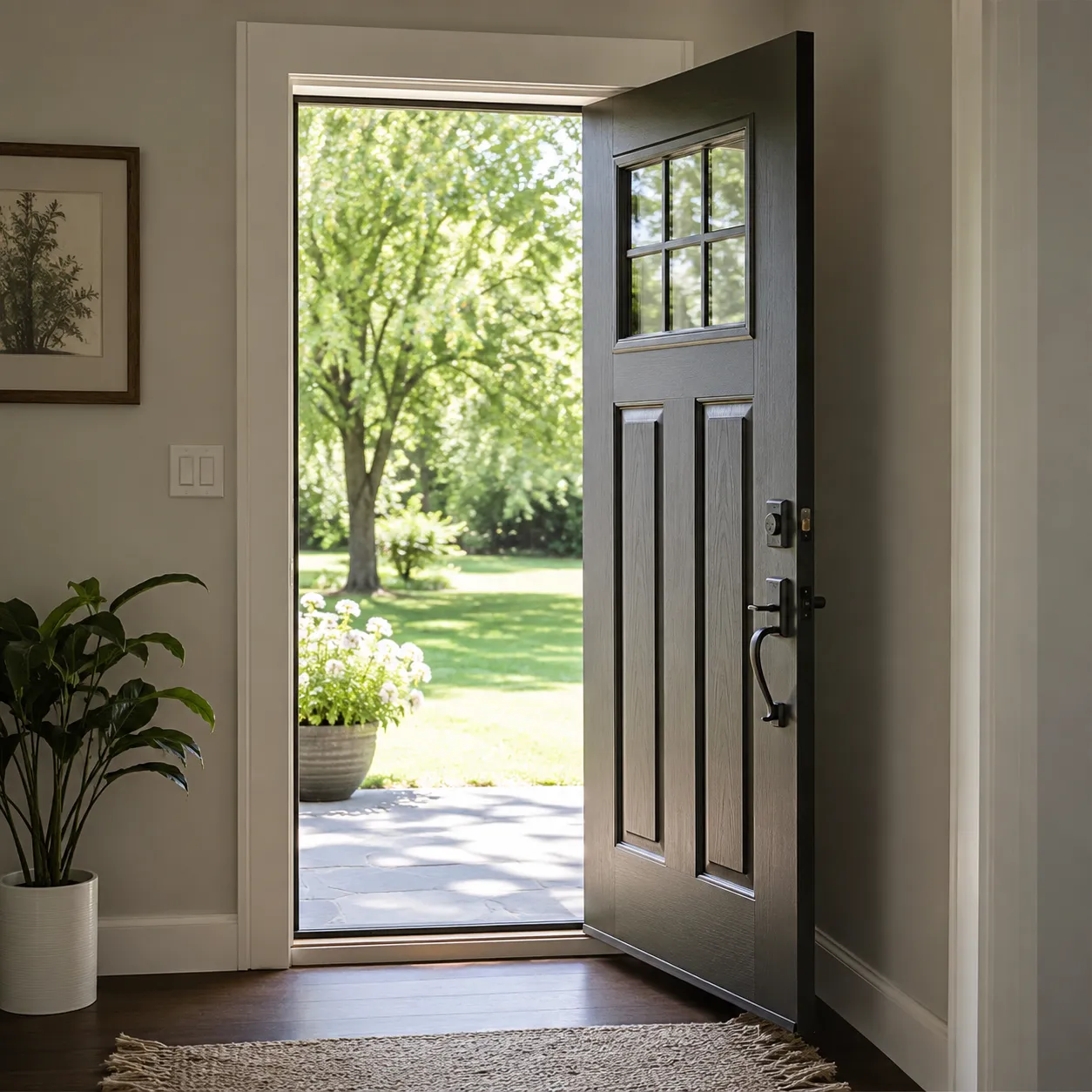 exterior door