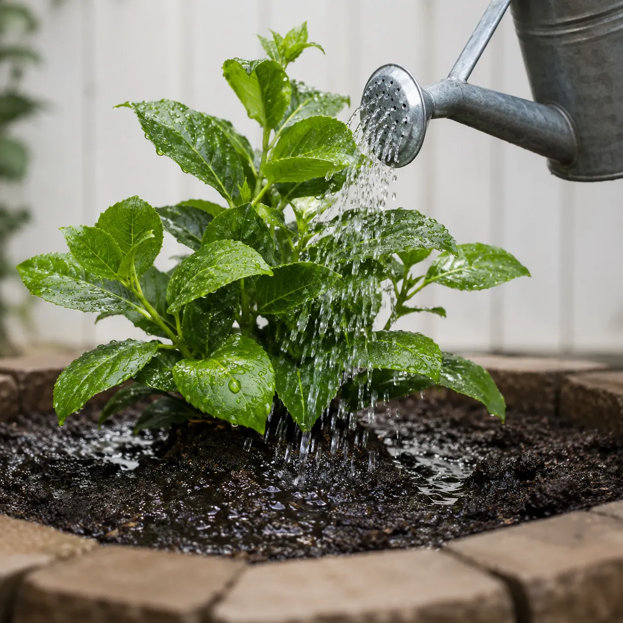 watered