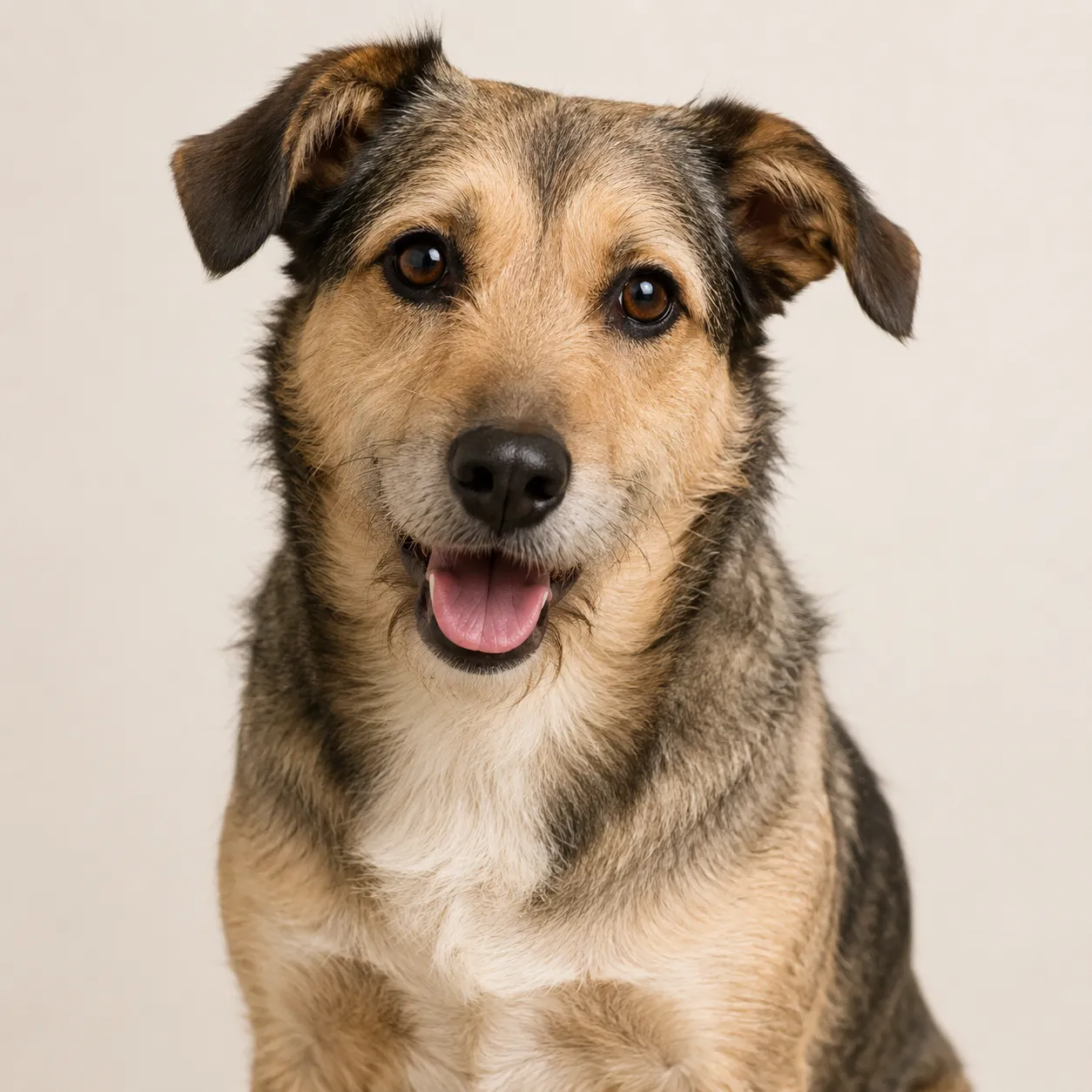 mixed-breed dog