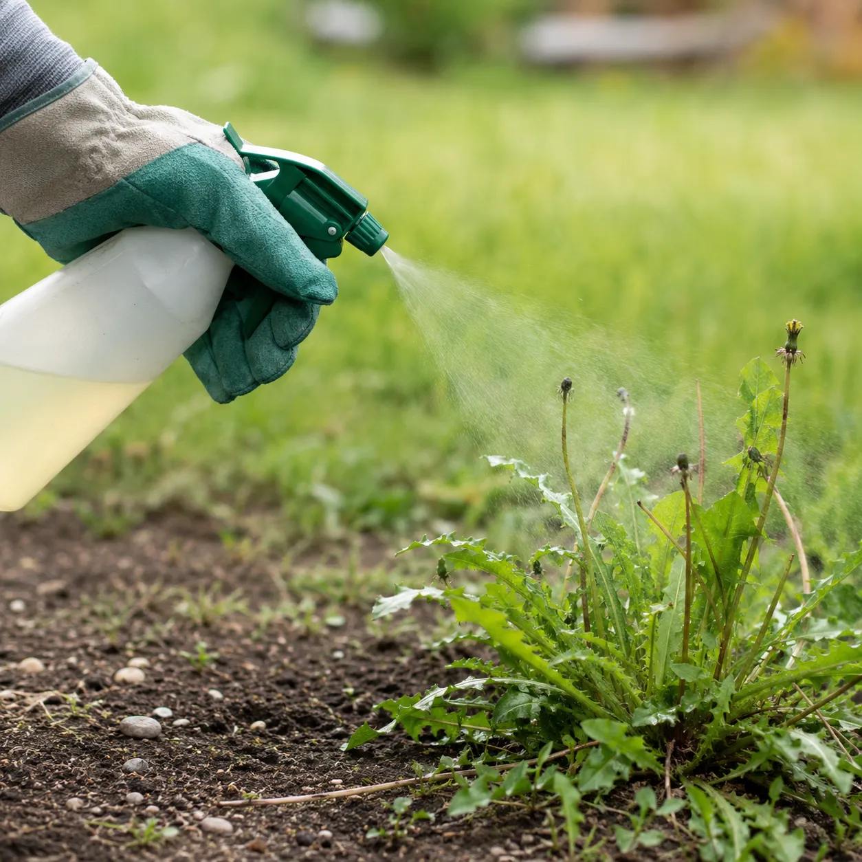 spray weeds
