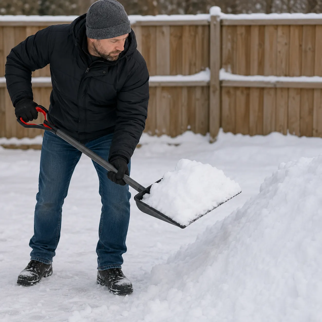 shovel snow