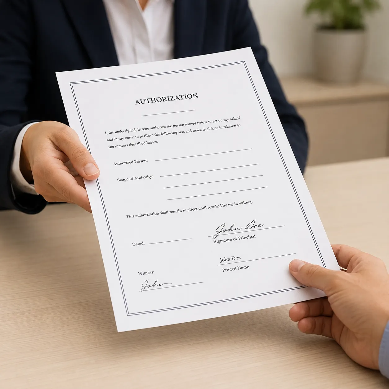 power of attorney