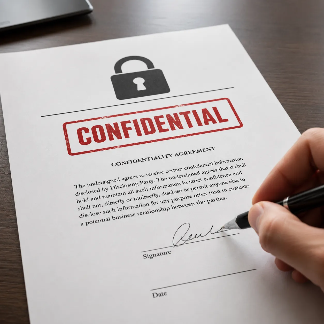 non-disclosure agreement