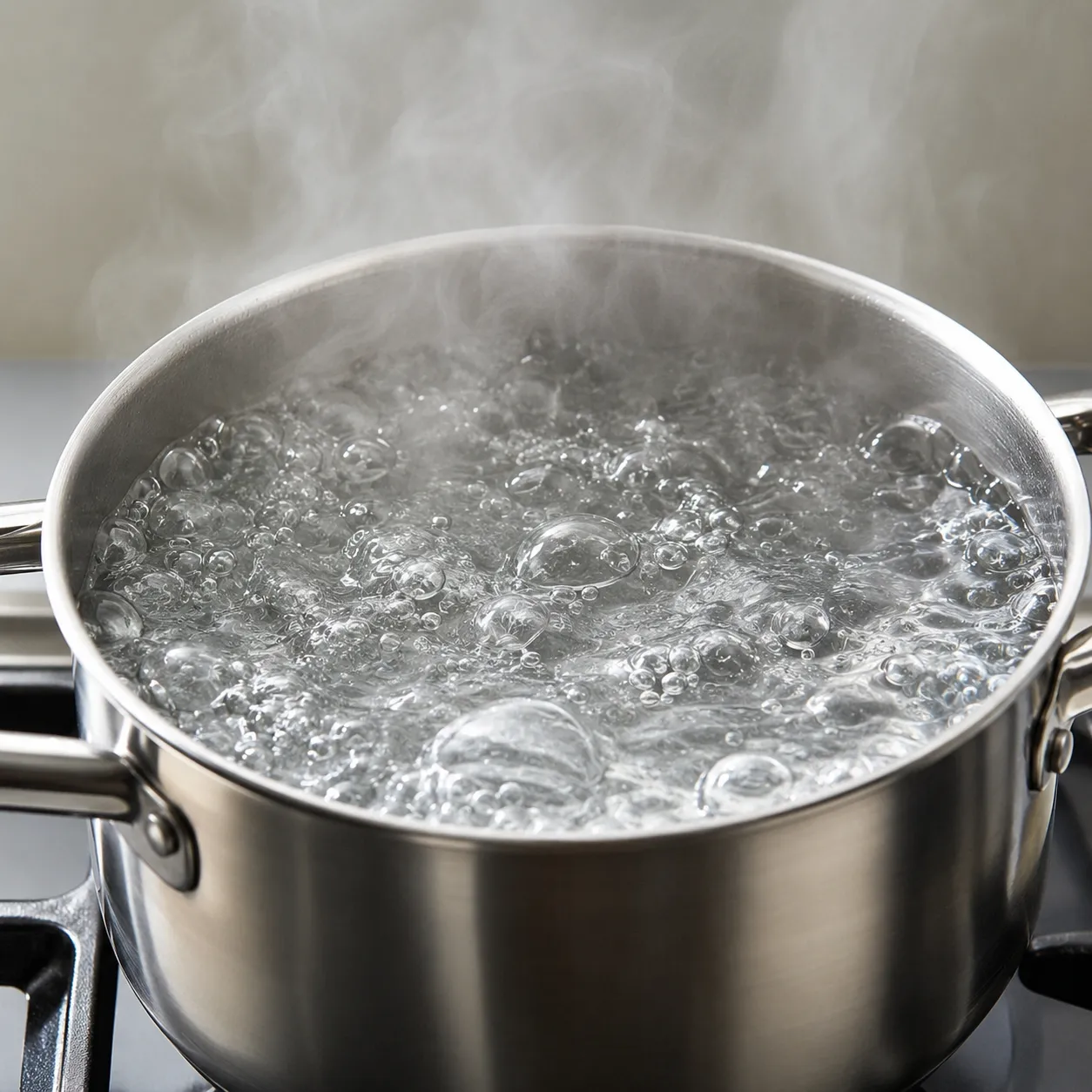 boiling water