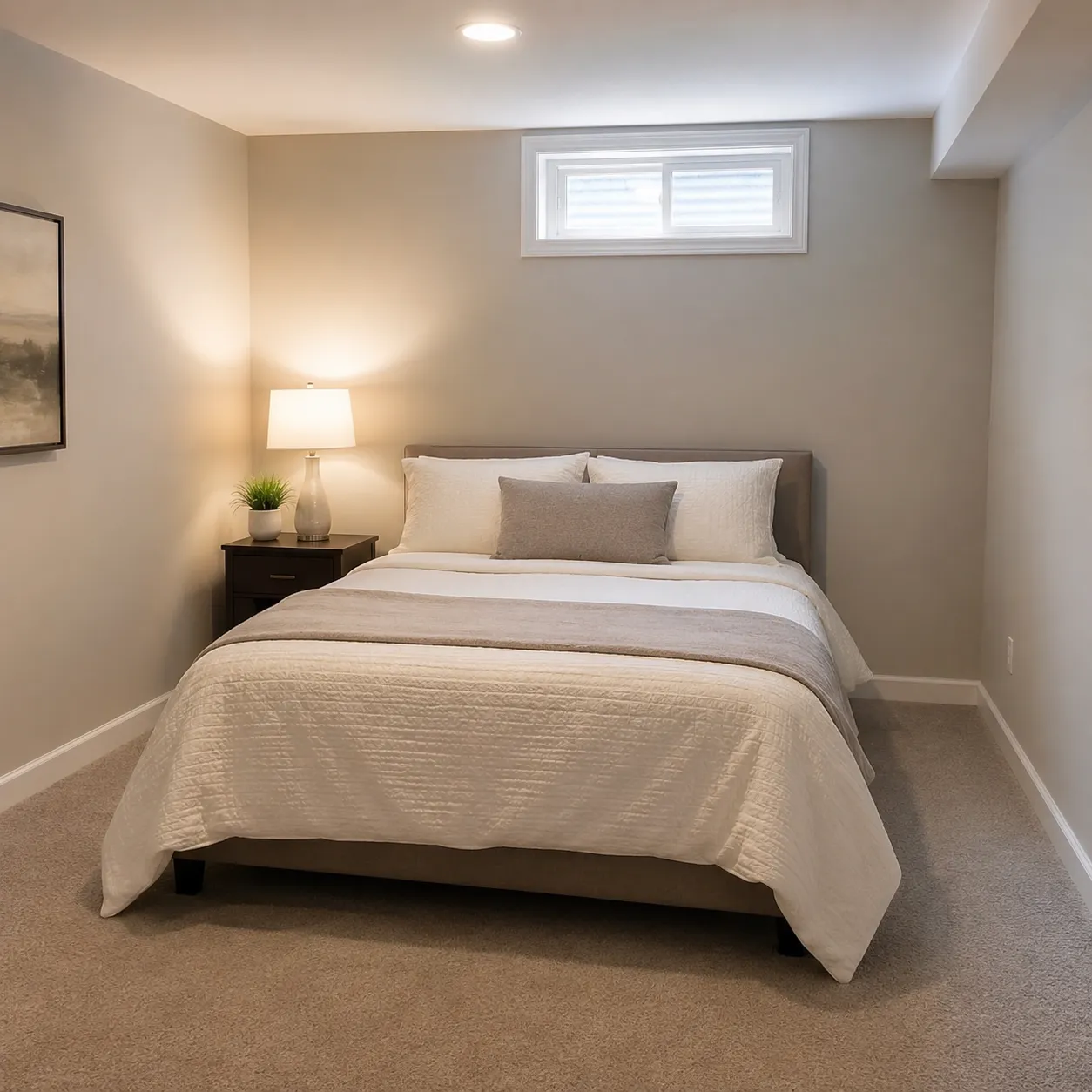 basement bedroom