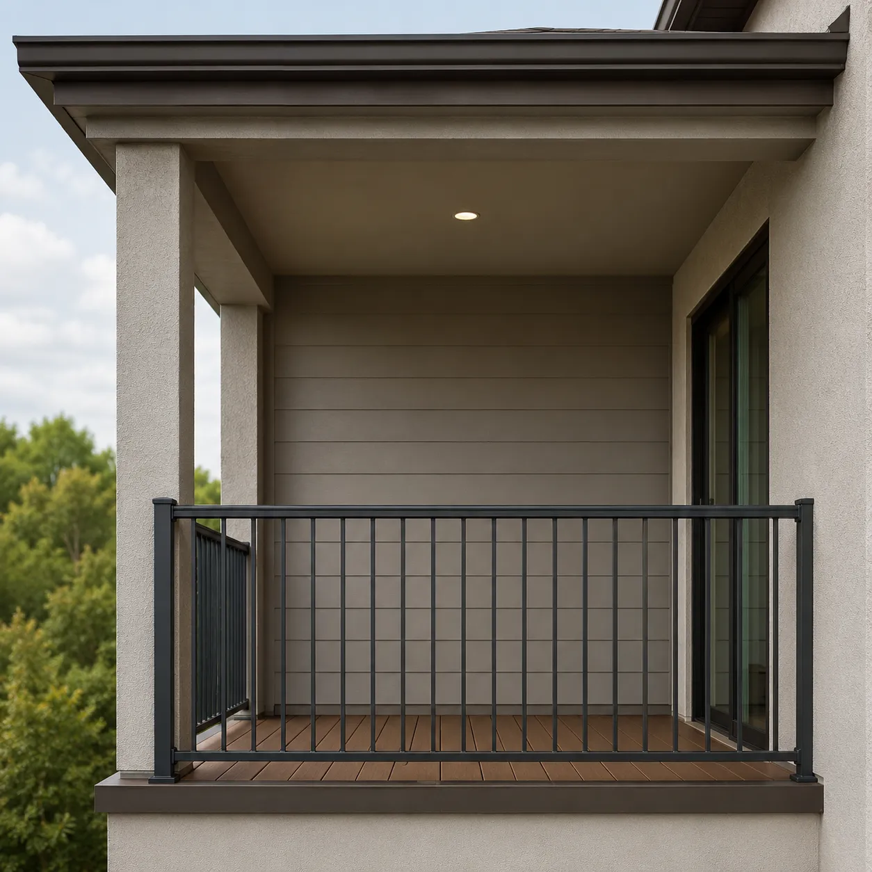 covered balcony