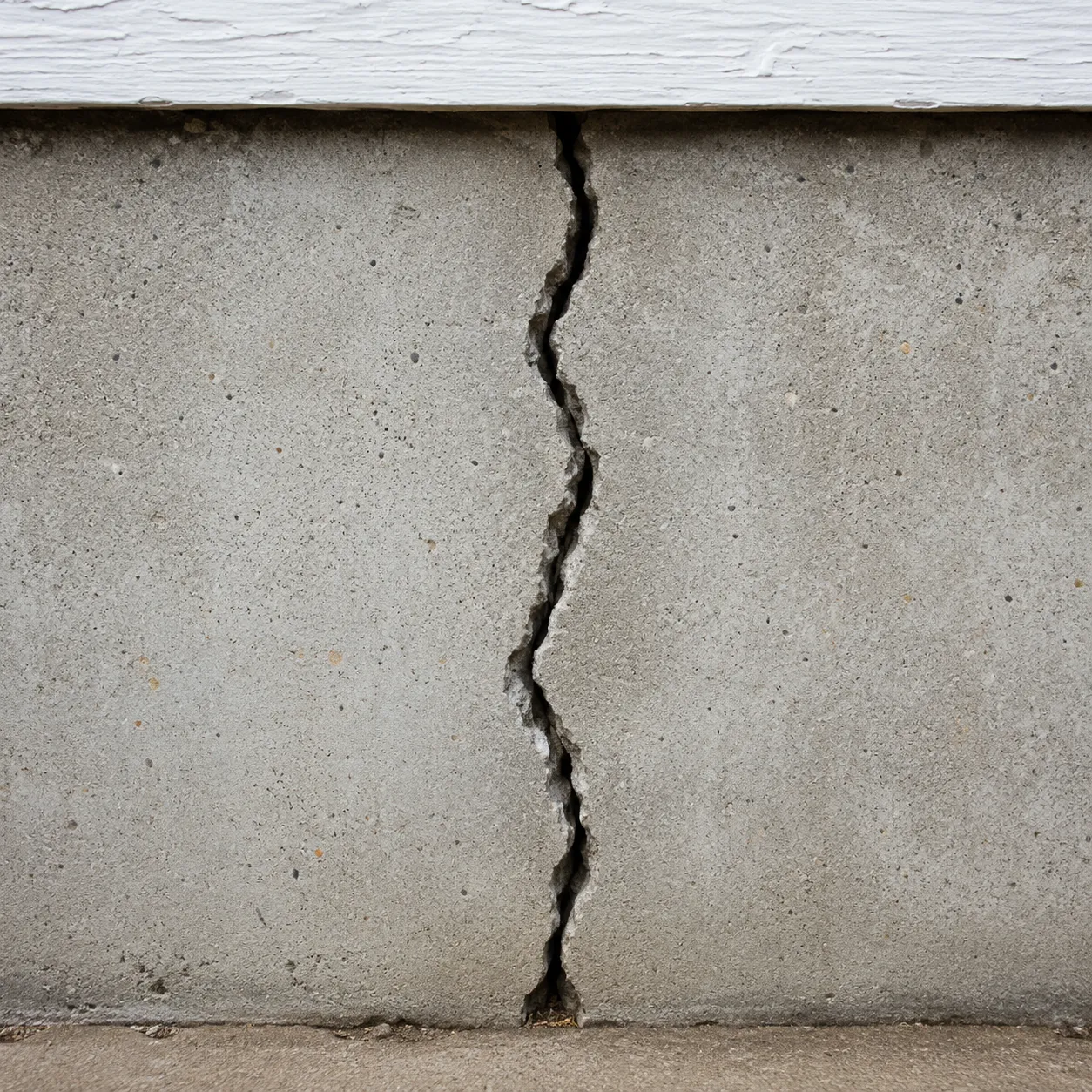 foundation crack