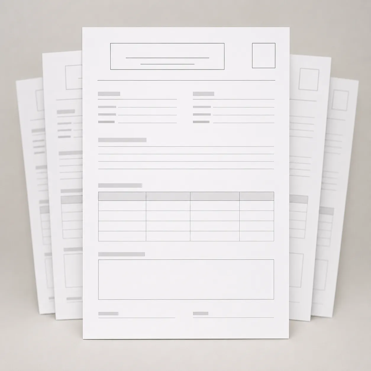 document template