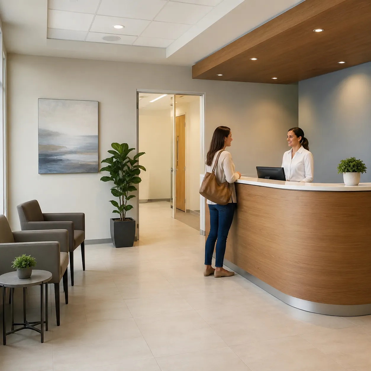 reception area