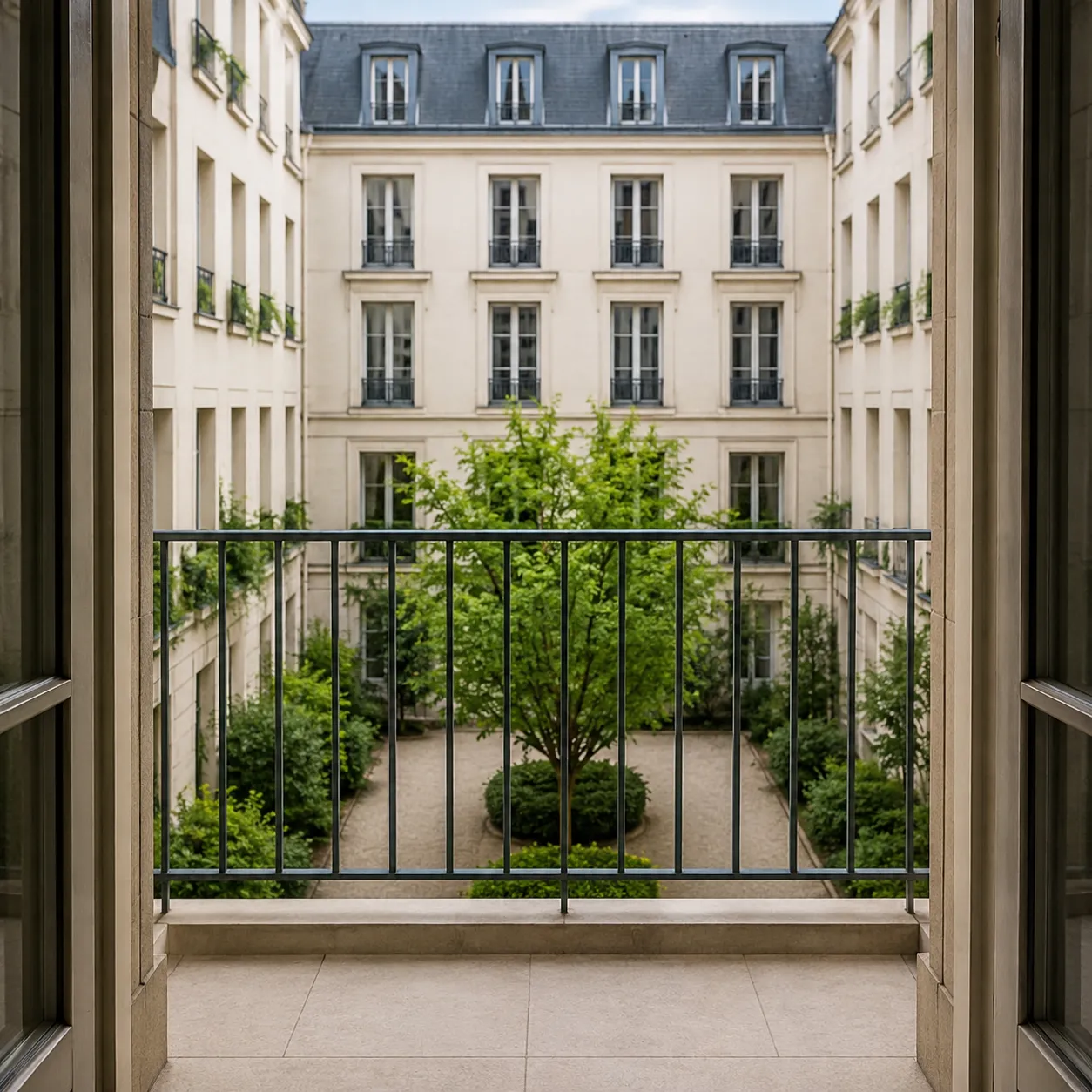 courtyard view