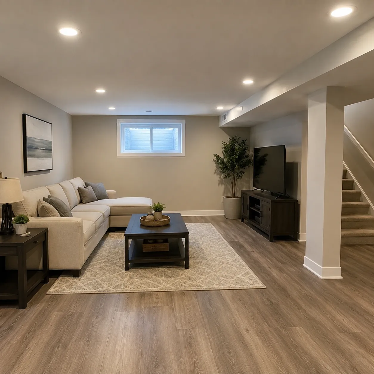 finished basement