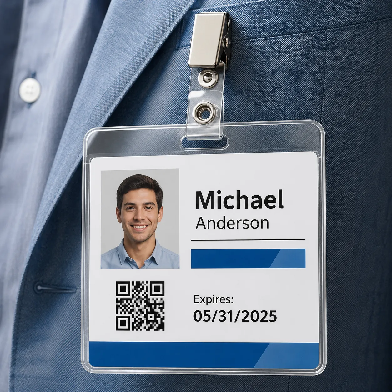 visitor badge