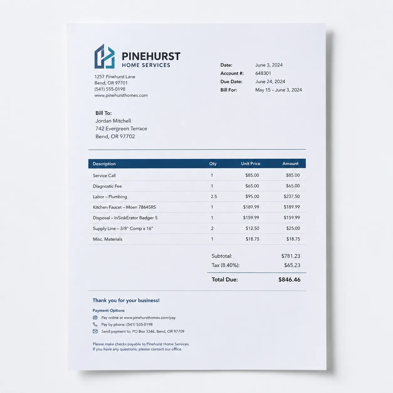 invoice