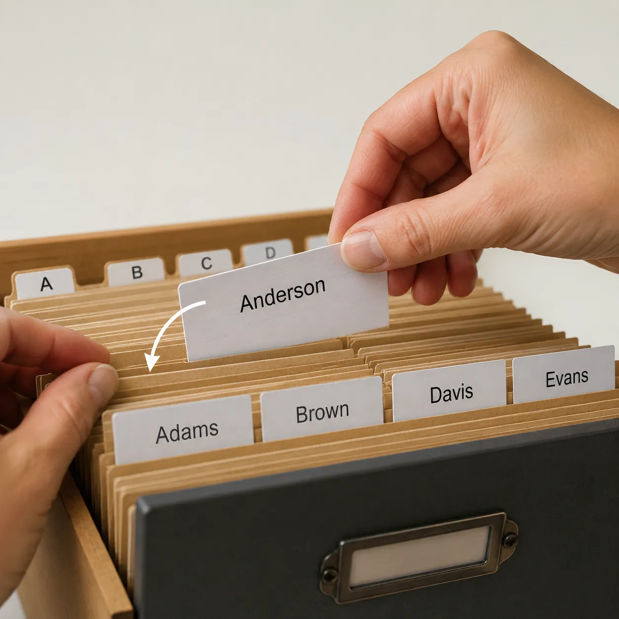 alphabetize