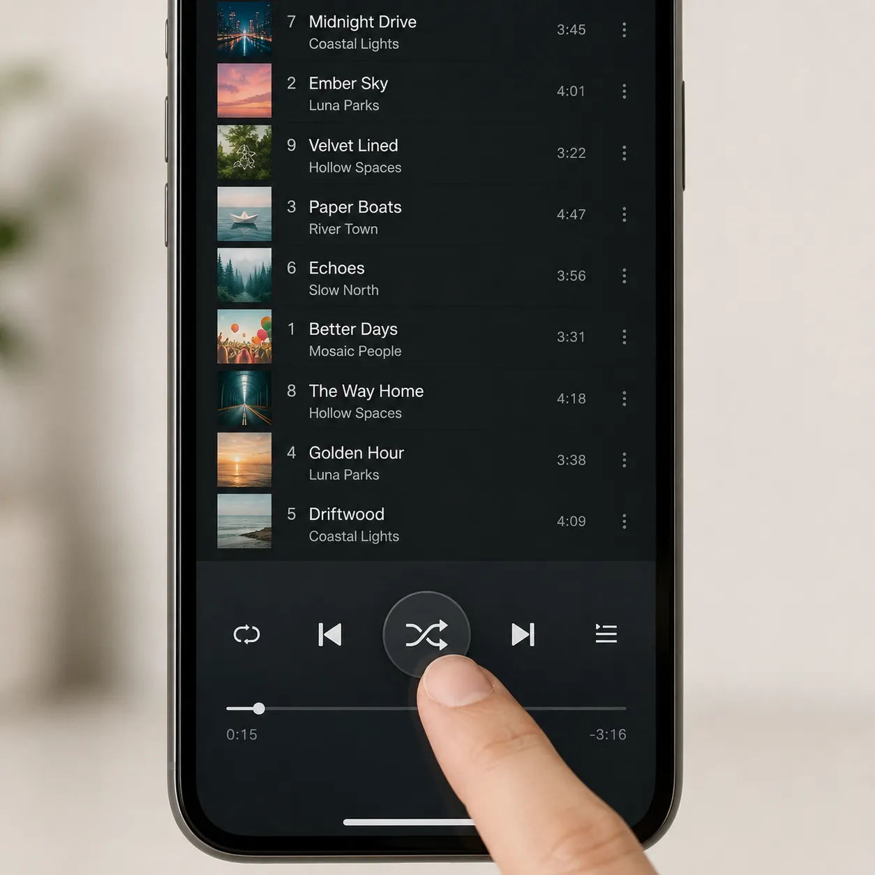 shuffle