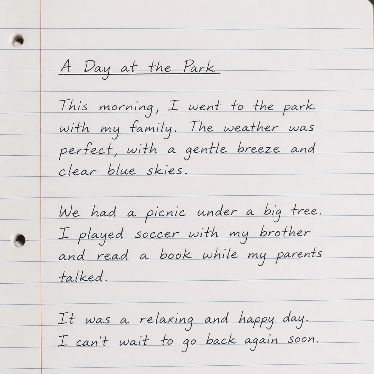 written