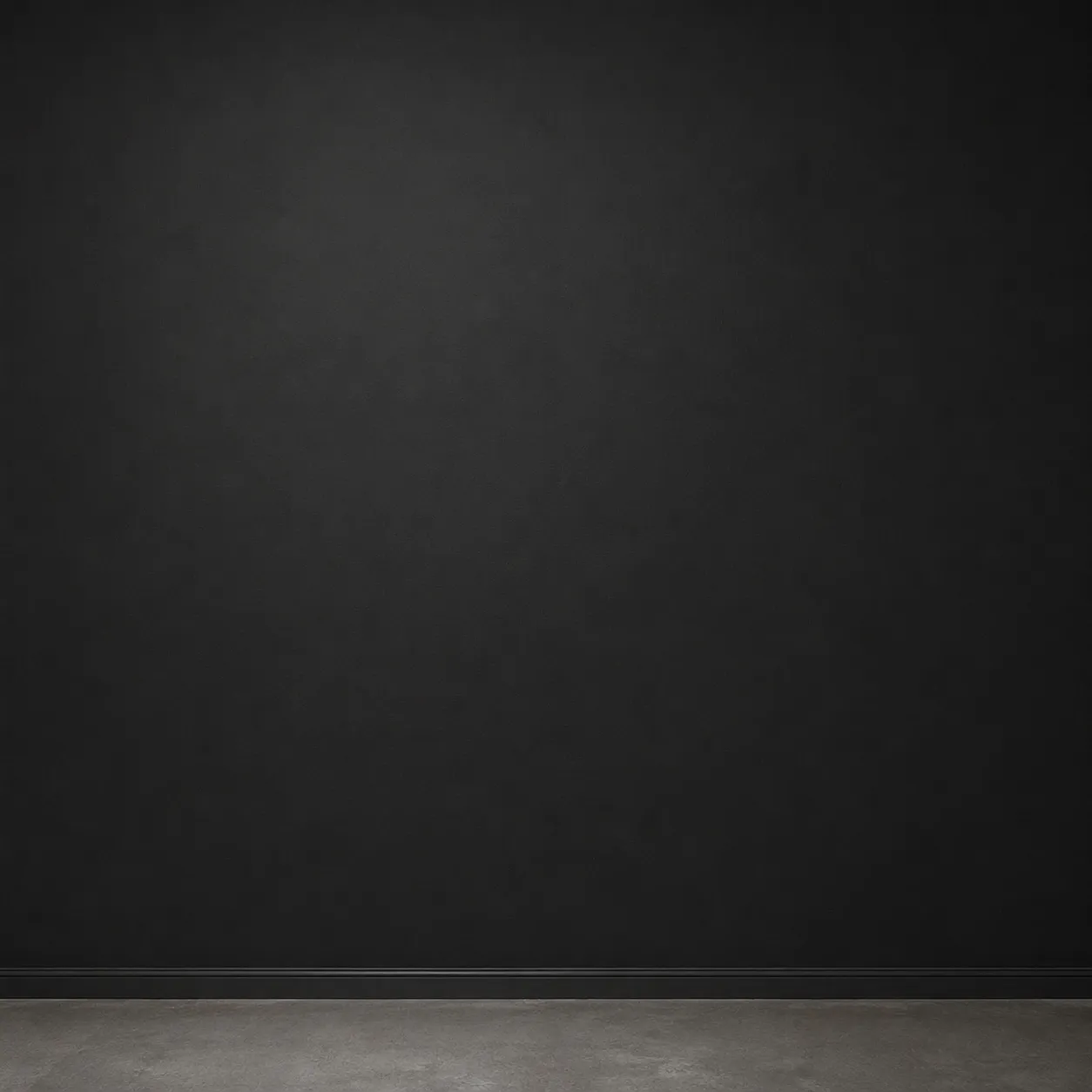 black wall