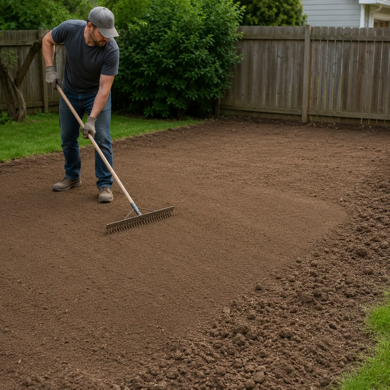 level the ground