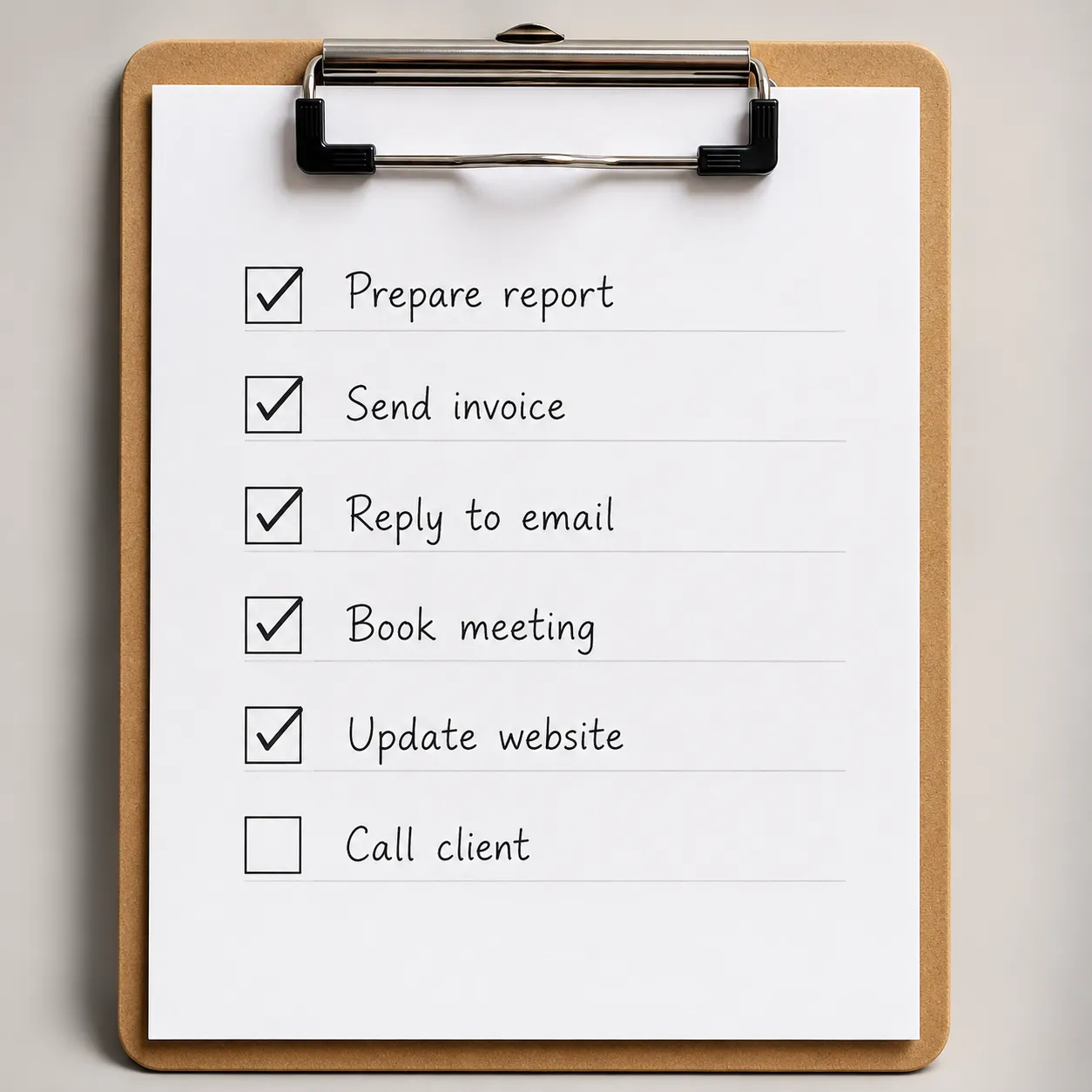 task list