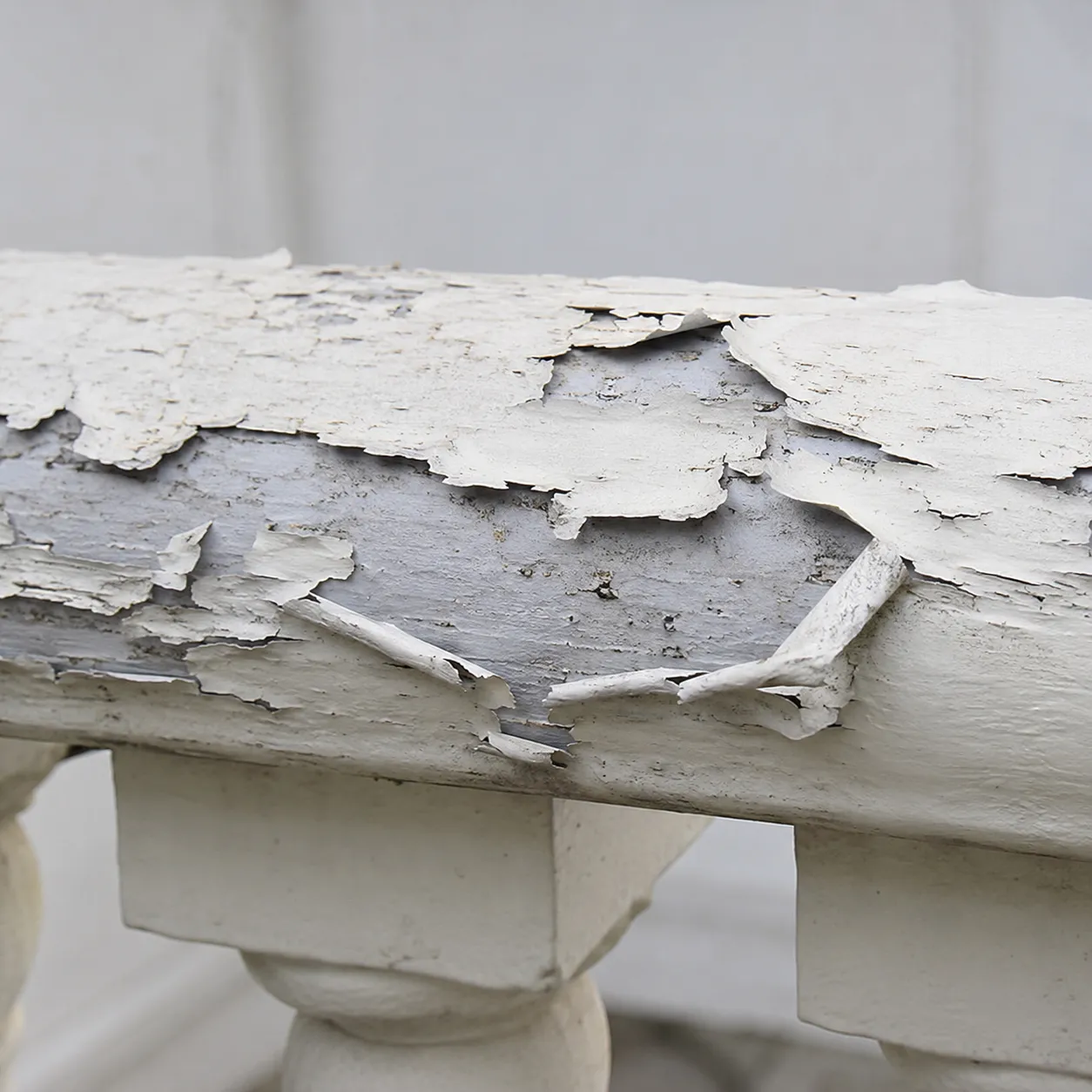 peeling paint