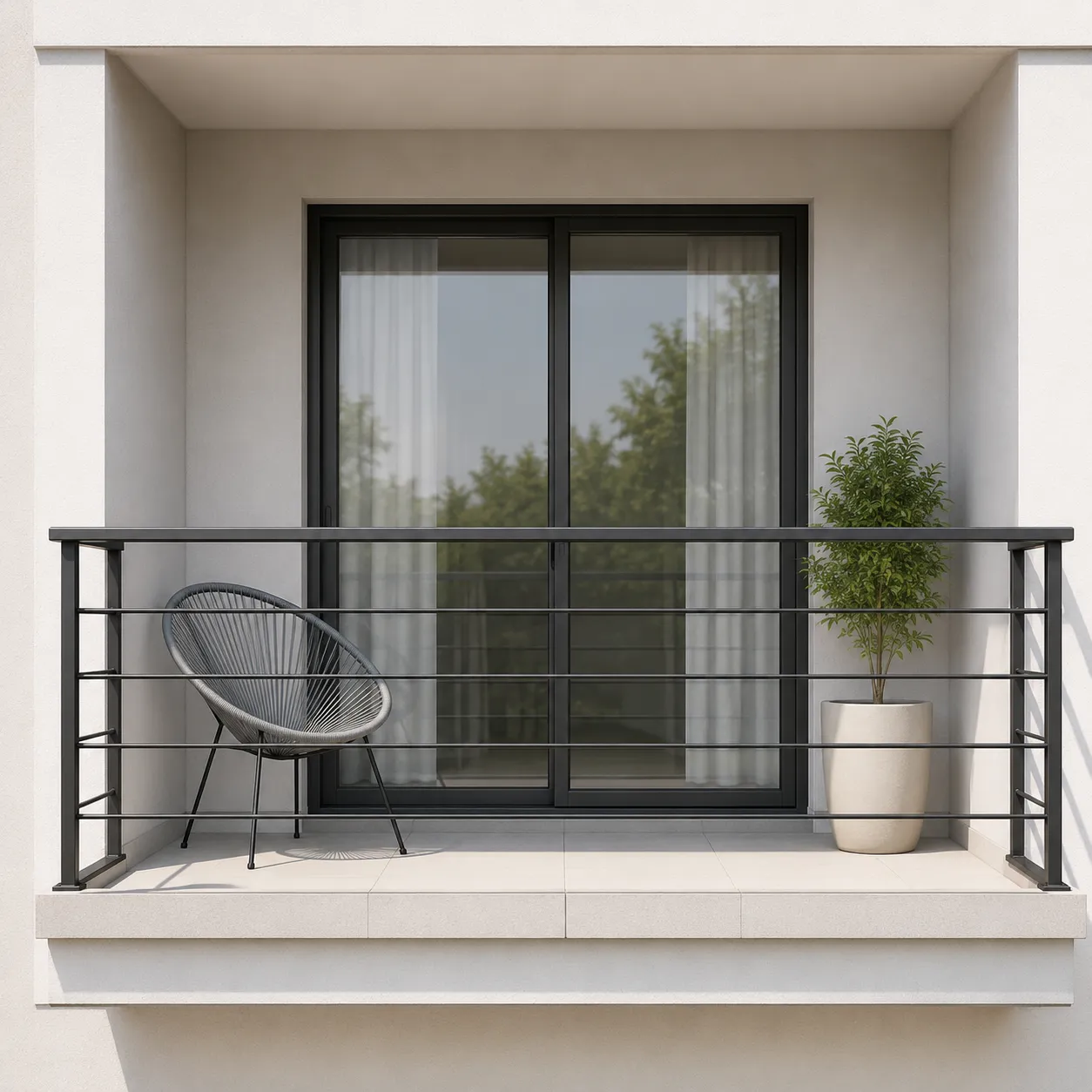 clean balcony