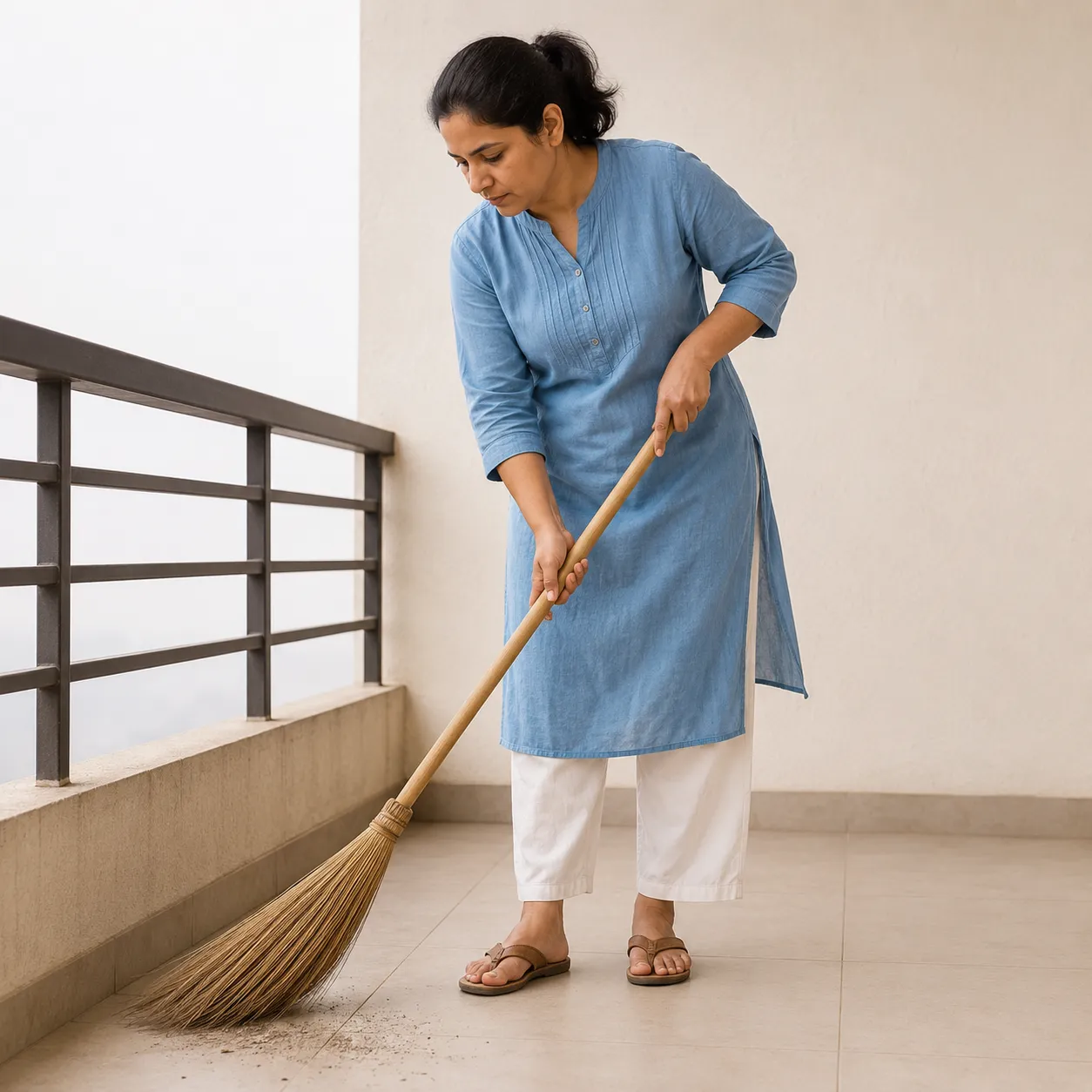 sweeping