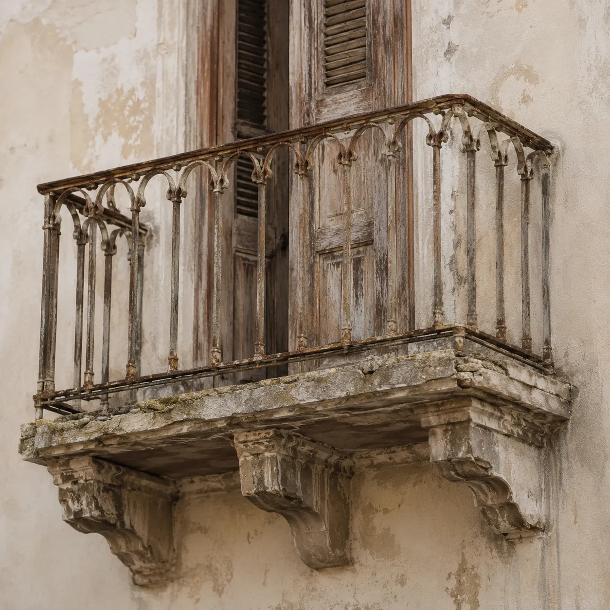 old balcony