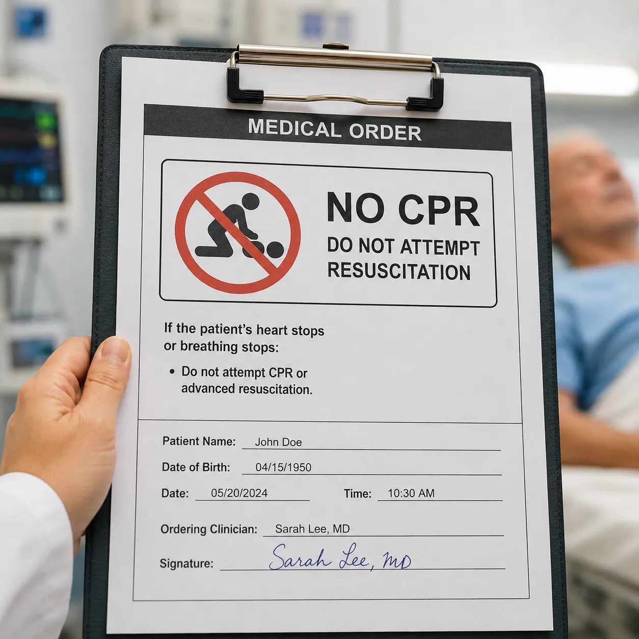 do-not-resuscitate order