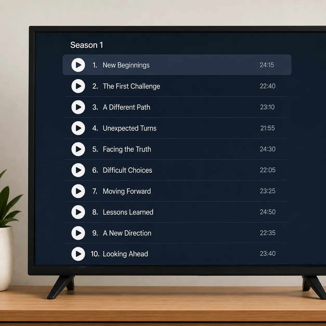episode list