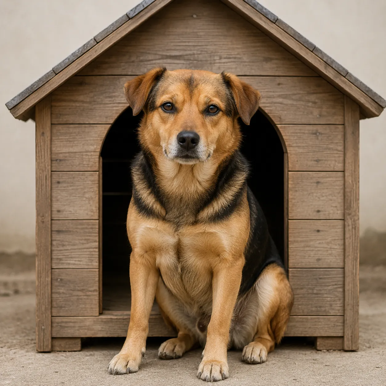 kennel dog