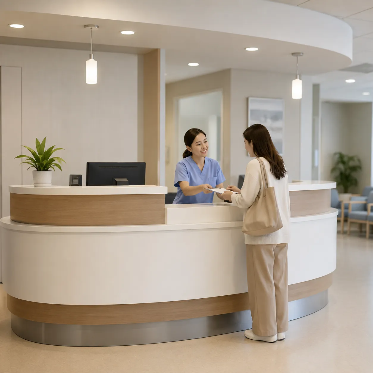 reception desk