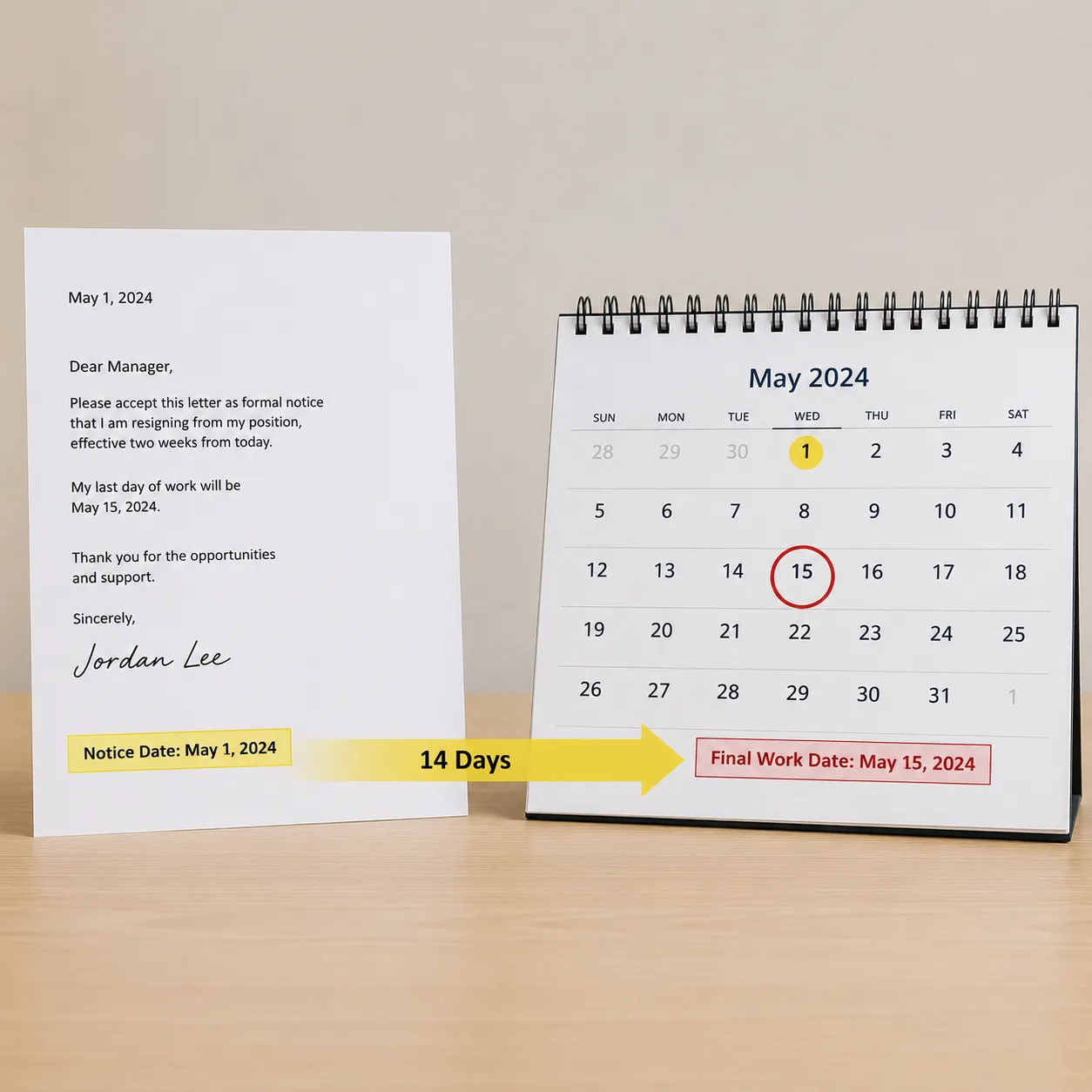 notice period
