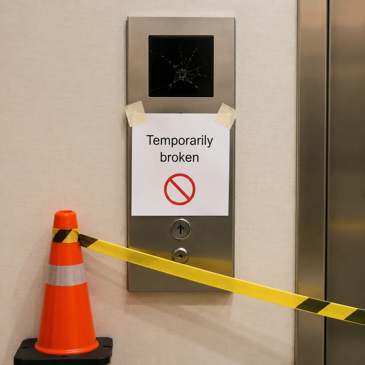 out of order